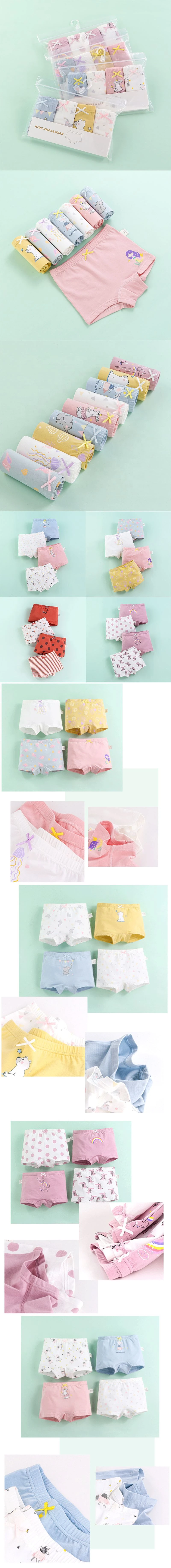 Girl's wholesale OEM cartoon boxers