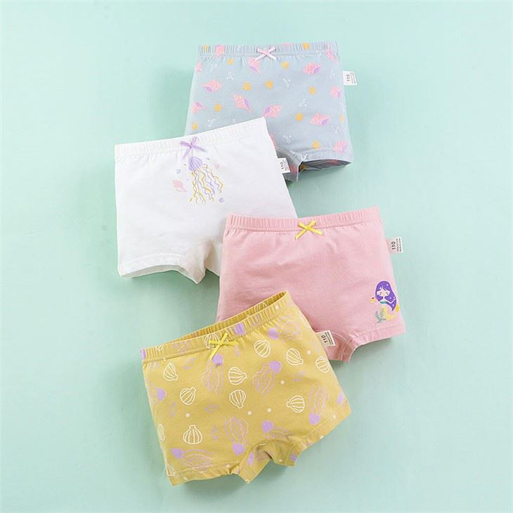 box sets children underwear Cartoon Children Manufacture Girl's Underwear Boxer underpants Girl's wholesale OEM cartoon boxers