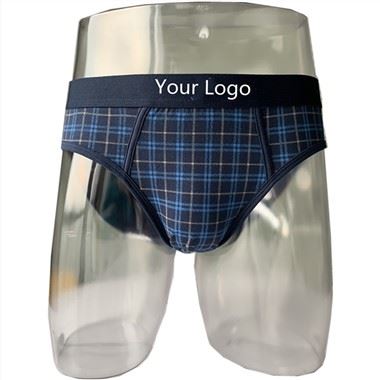 Slip personalizat pentru bărbați, respirabil, din bumbac U-convex